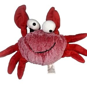 DolliBu Red Pink Crab Plush Stuffed Animal Nautical Toy CUTE047 9 Inch
